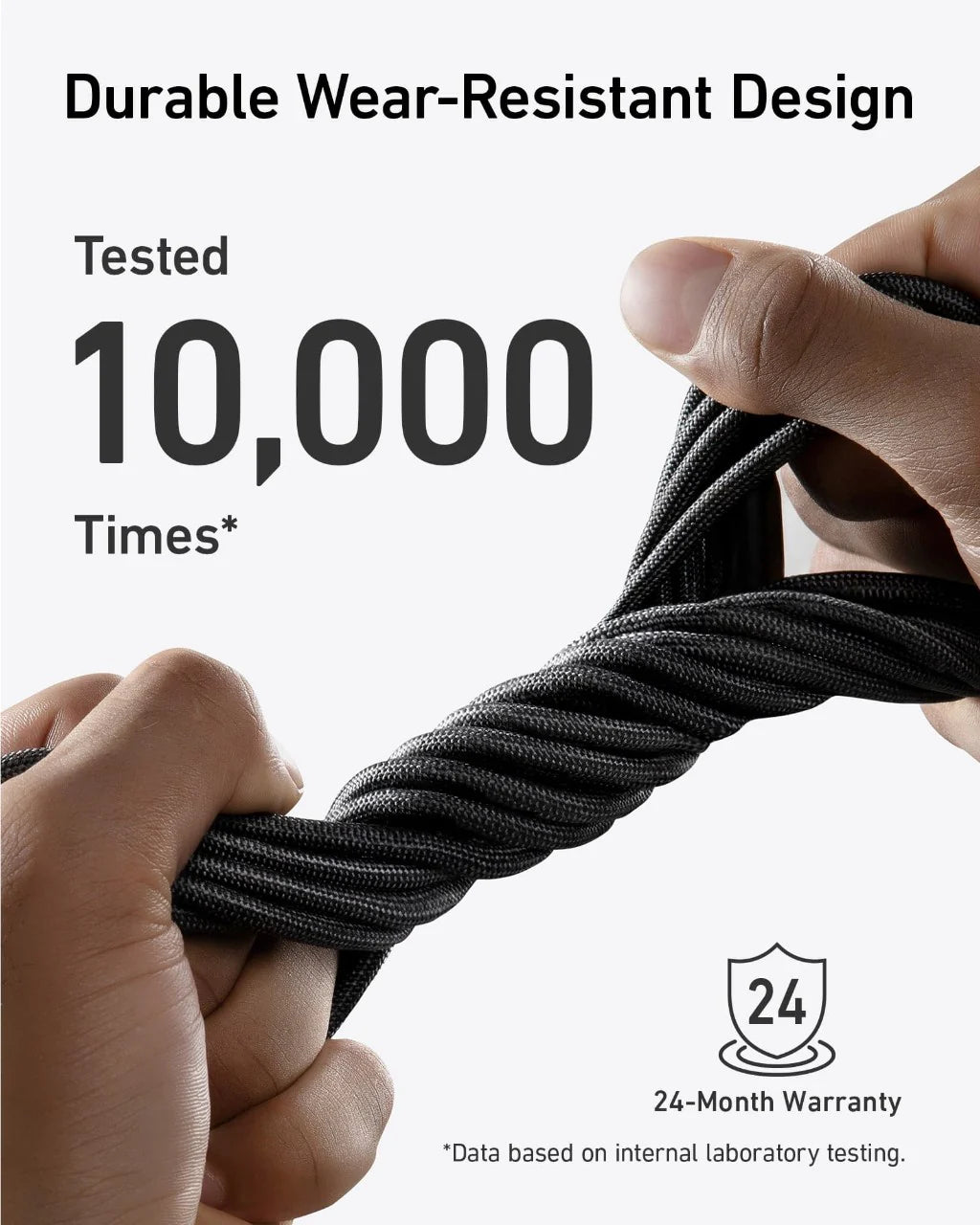 Anker USB-C to USB-C Charging Cable (Black, 6ft)